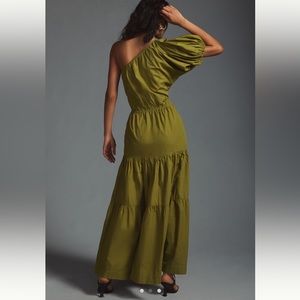 NWT • Anthropologie • S/W/F Tiered One-Shoulder Dress